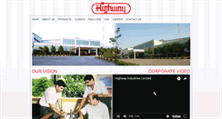 Desktop Screenshot of highwayindustries.com